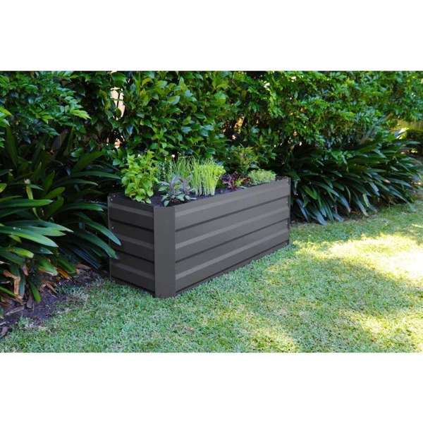 Greenlife Slimline Garden Bed Charcoal