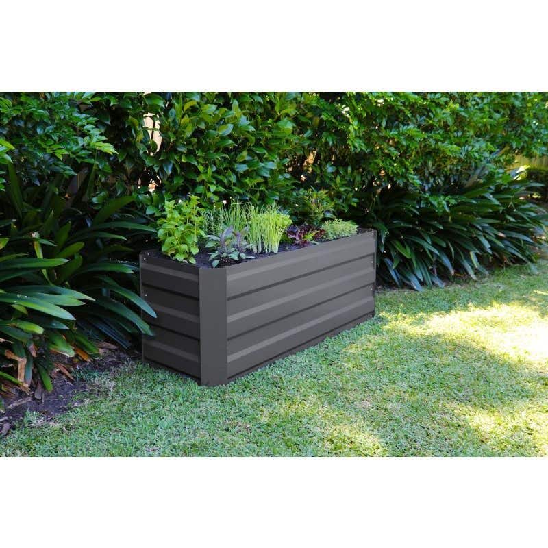 Greenlife Slimline Garden Bed Charcoal