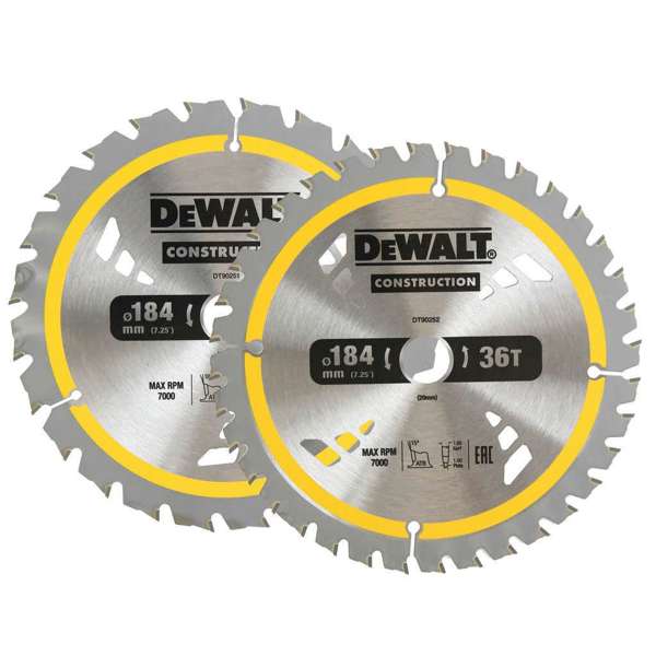 DeWalt Construction Circular Saw Blade - 2 Pack