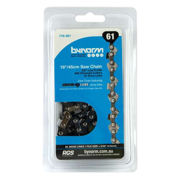 Bynorm Chainsaw Chain 3/8" Low Profile .050" 61 Drive Links