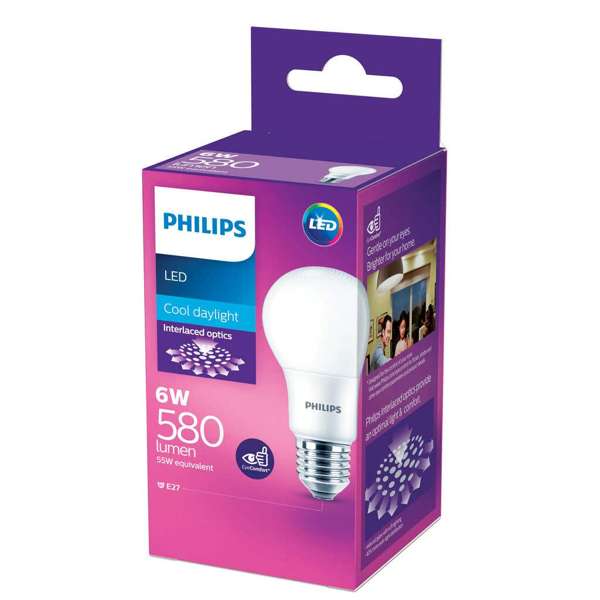 Philips LED Globe 6W ES Cool Daylight