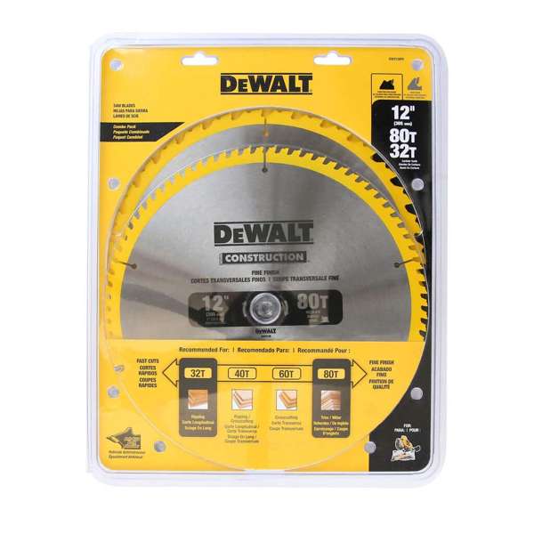 DeWalt Construction Circular Saw Blade - 2 Pack