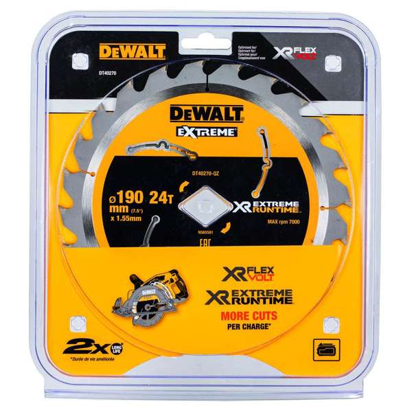 DeWalt Extreme Runtime Circular Saw Blade