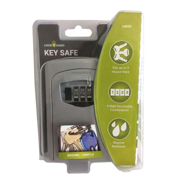 Lockguard Wall Mount Combo Key Safe