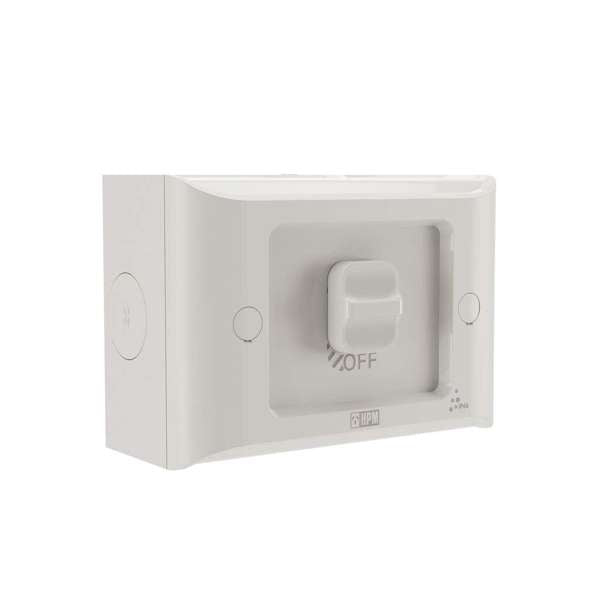 HPM Aqua Life Switch 1 Gang Surface Mount 16A IP66 Mist Grey