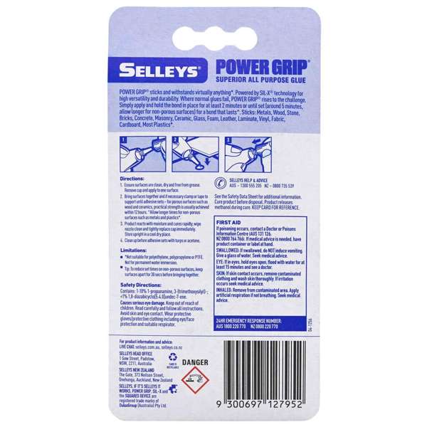 Selleys Power Grip Super Strong All Purpose Glue 10g