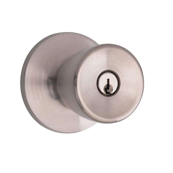 Lane Guardian Entrance Knobset Satin Stainless Steel