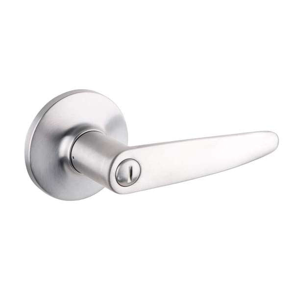 Lane Avalon Leverset Privacy Brushed Satin Chrome