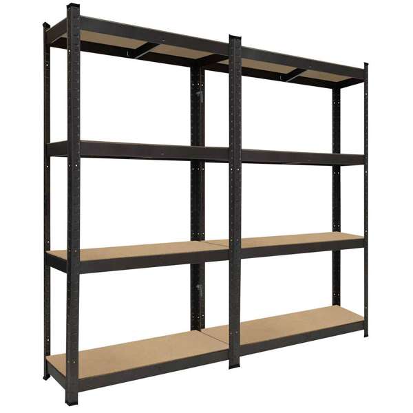 Garage Select 4 Shelf Boltless Storage Unit - Twin Pack