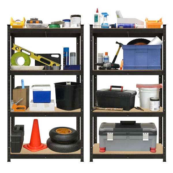 Garage Select 4 Shelf Boltless Storage Unit - Twin Pack