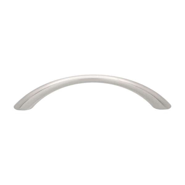 Prestige Tapered Bow Handle Brushed Nickel 96mm