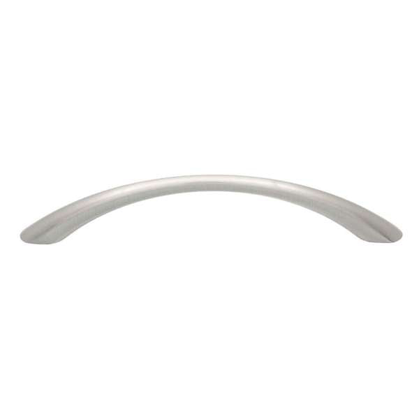 Prestige Brushed Nickel Tapered Bow Handle 128mm