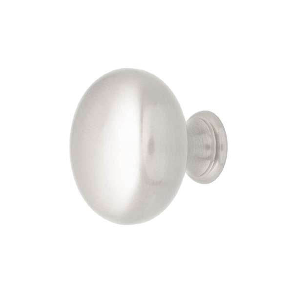 Prestige Knob Round Brushed Nickel 38mm