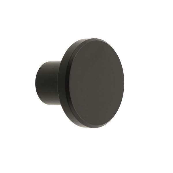 Prestige Round Post Knob Matte Black 30mm