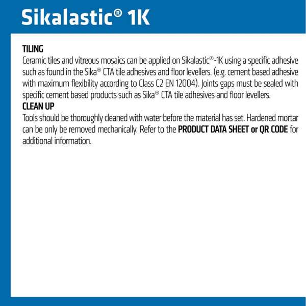 Sika Mortar Sikalastic 1K Pail 10kg