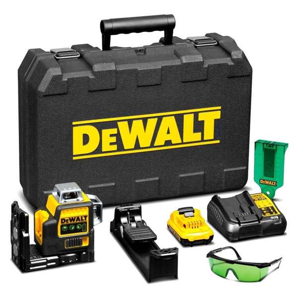 DeWalt 10.8V Li-Ion 360 Cross Line Green Laser Kit