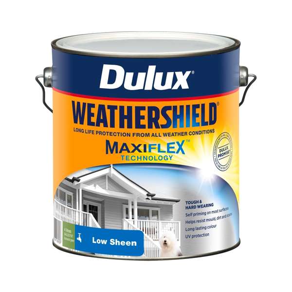 Dulux 4L Exterior Paint Weathershield Low Sheen Brunswick Green