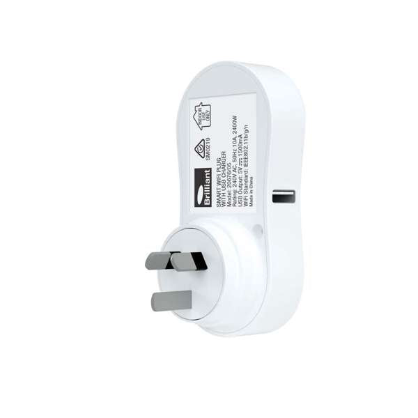 BrilliantSmart Wi-Fi Adaptor Plug with USB Charger Ireland