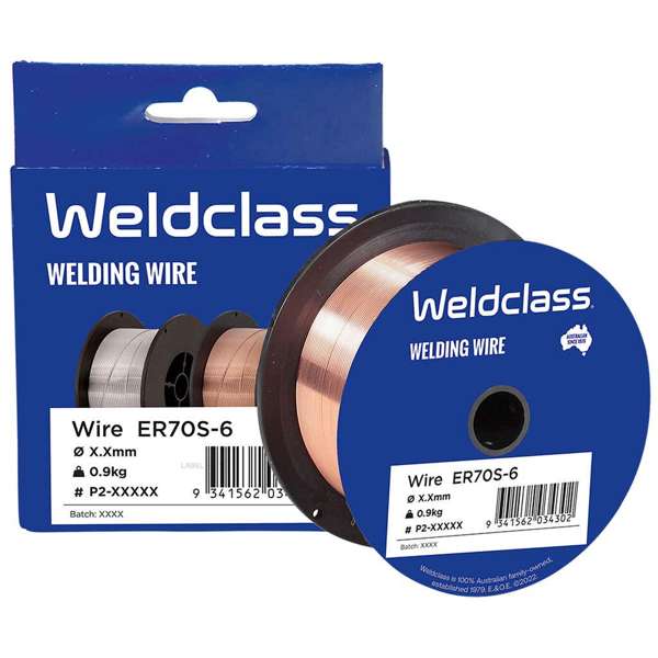 Weldclass MIG Steel Wire Mini-Spools ER70S-6 0.9mm