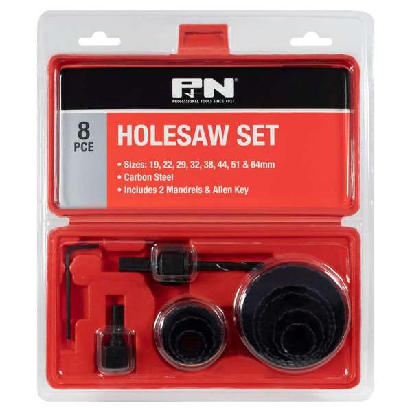 P&N Hole Saw Set - 11 Piece