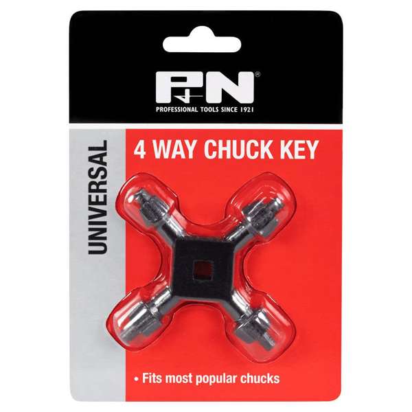 P&N Universal 4 Way Chuck Key