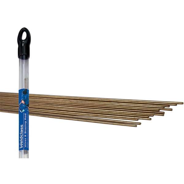 Weldclass Brazing Rod 45% Bare Silver 2.4mm - 5 Rod