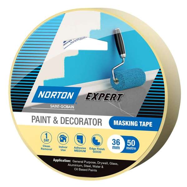 Norton Masking Tape Paint & Decorator 36mm x 50M