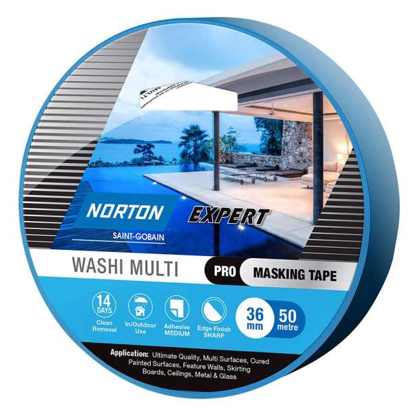 Norton Expert Masking Tape Washi Multi 36mm x 50m