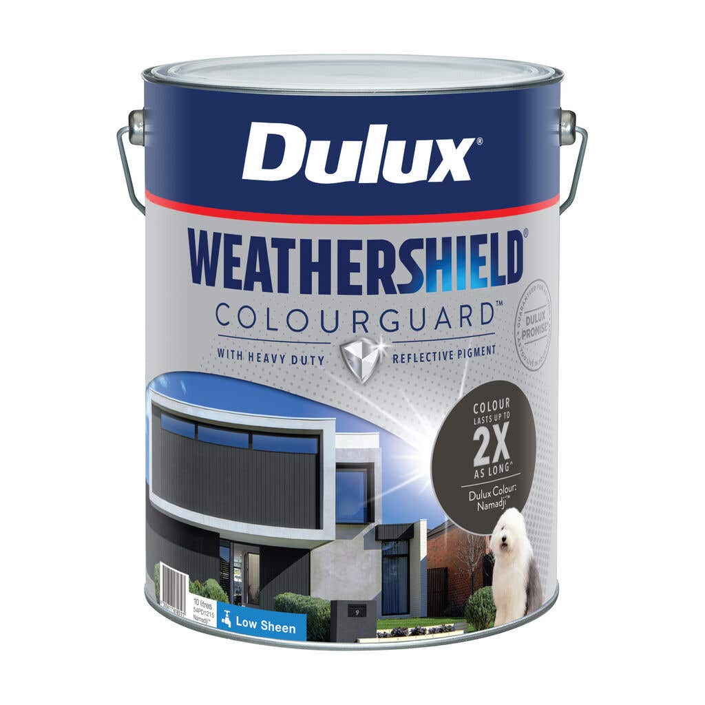 Dulux Weathershield Exterior Low Sheen Bold Yellow 10L