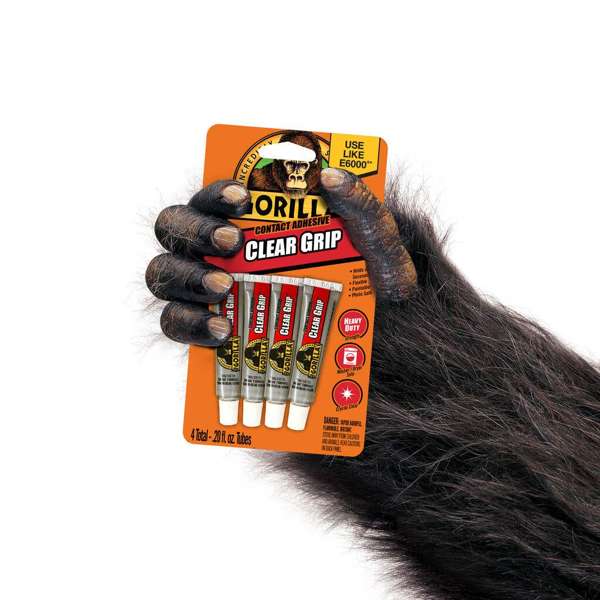Gorilla Contact Adhesive Clear Tube 4 x 5.9ml