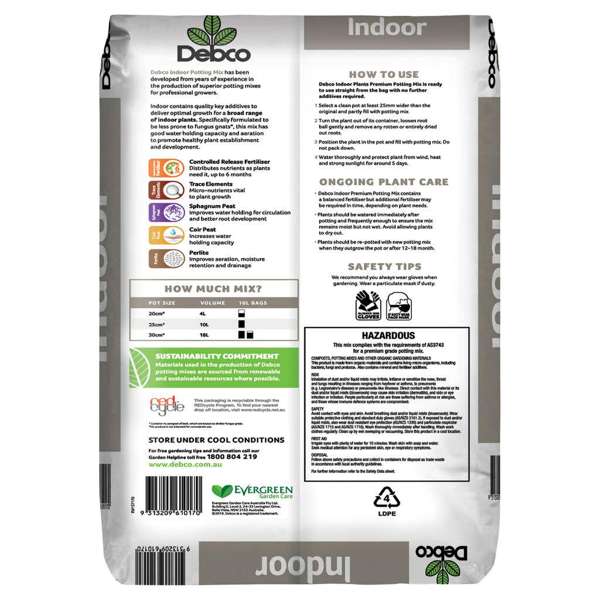 Debco Indoor Premium Potting Mix 10L