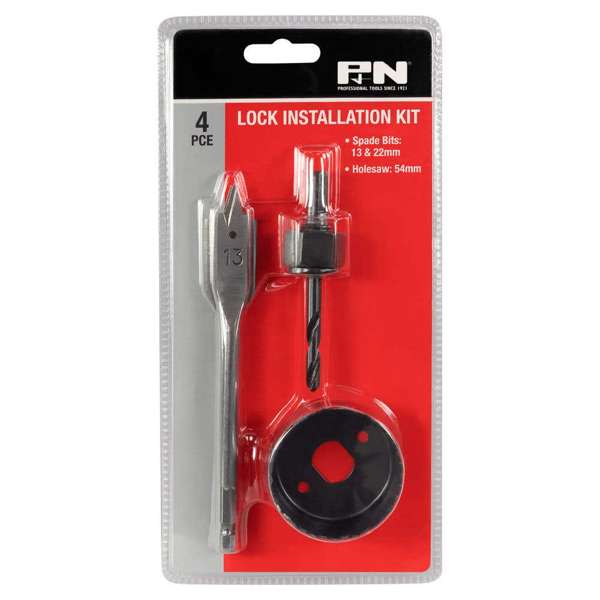 P&N Hole Saw Set Lock Installation - 4 Piece