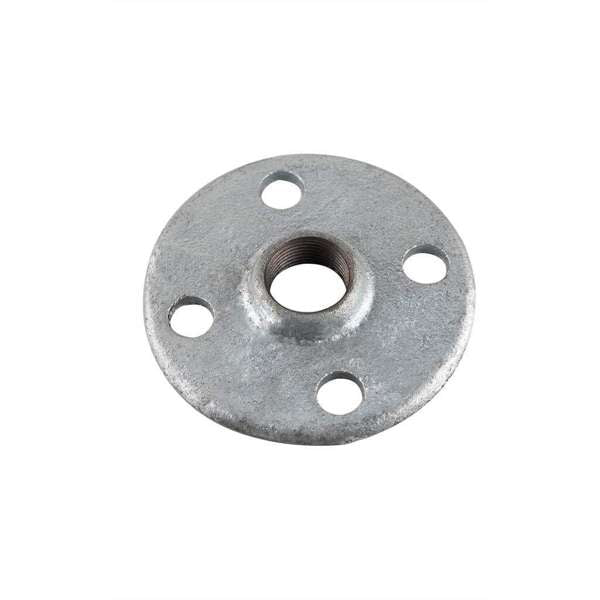 Brasshards Flange Round Galvanised Drilled 20mm