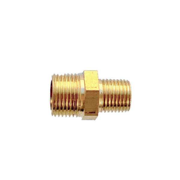 EMax Double Air Fitting Brass Male 1/4 - 3/8"