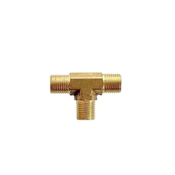 EMax Tee Air Fitting Brass Male 1/4"