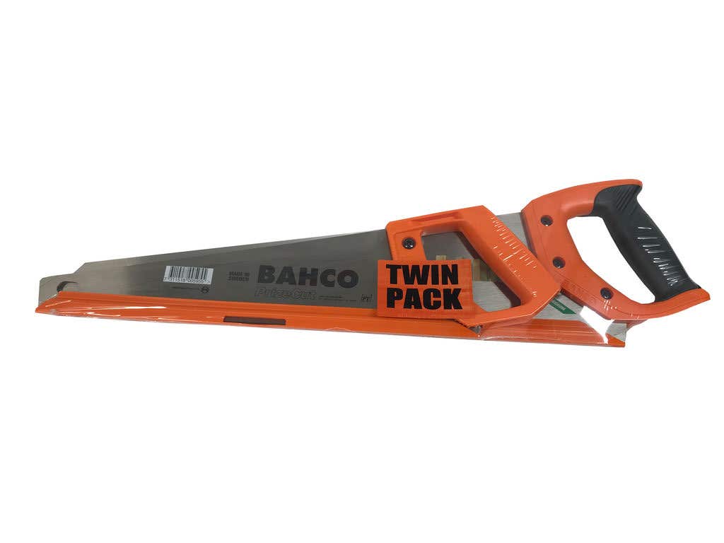 Bahco General purpose 475mm & Fine tooth Toolbox saw 350mm 2 pack