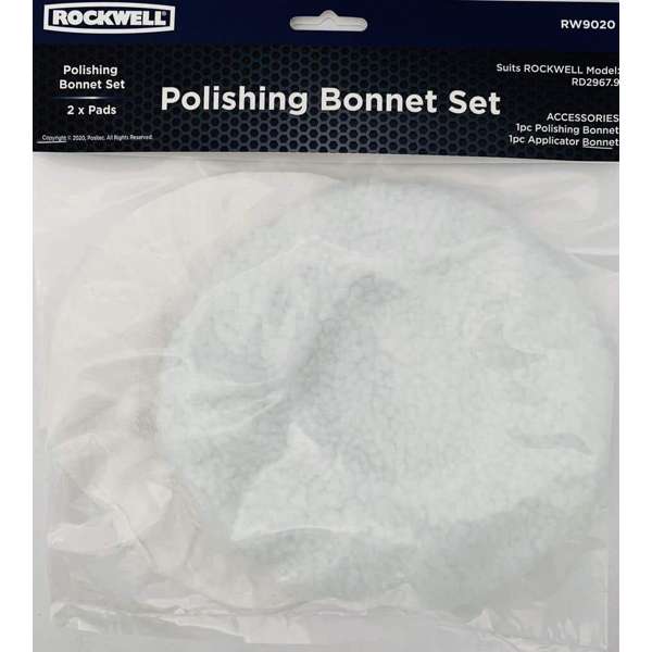 Rockwell Polishing Bonnet - 2 Piece