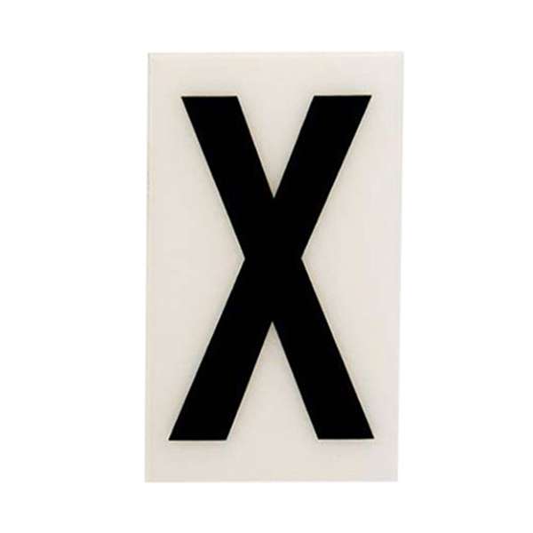 Sandleford 85mm White Self Adhesive House Letter X