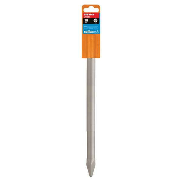 Sutton Tools SDS Max Masonry Chisel Pointed 18 x 280mm