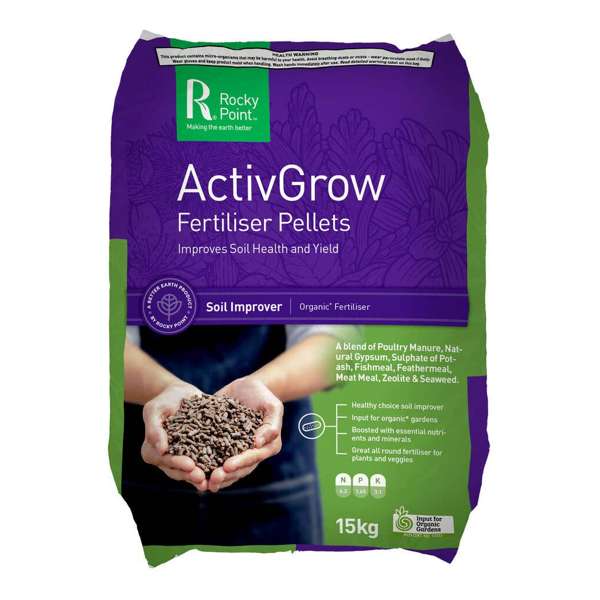 Rocky Point ActivGrow Fertiliser Pellets 15kg