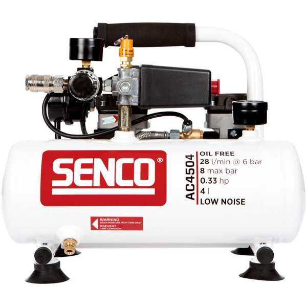 Senco 0.33HP Low Noise Air Compressor 4L