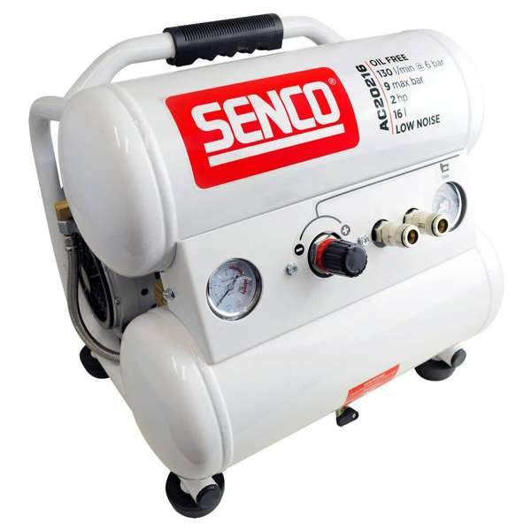 Senco Air Compressor Twin Tank 2.0HP Low Noise 16L