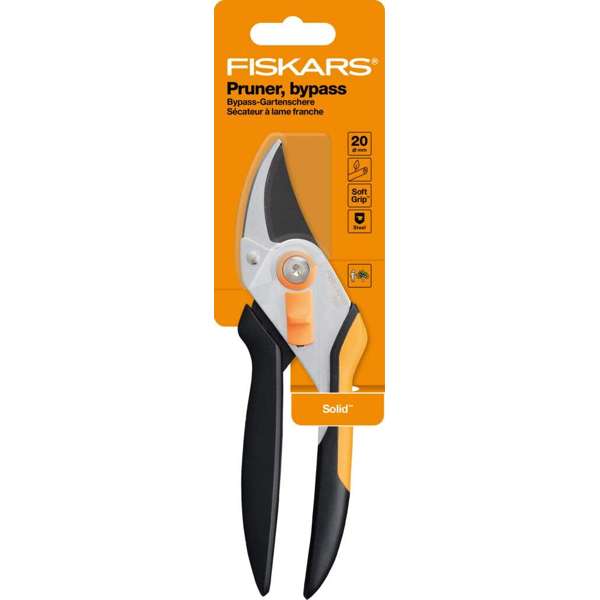 Fiskars Bypass Solid Secateurs