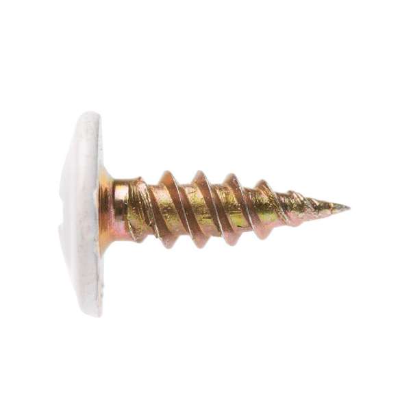 Zenith Timber Screws Button Head Needle Point 8G x 13mm - 100 Pack