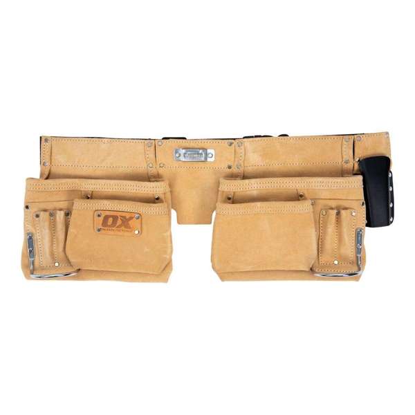 Ox Trade Heavy Duty Double Pocket Tool Belt