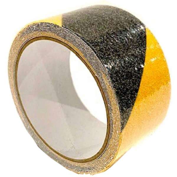 DTA Anti-Slip Adhesive Tape Black Yellow 50mm x 20m