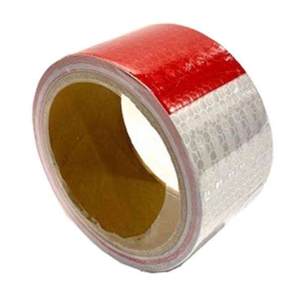 DTA Gecko Safety Tape Reflective White/Red 50mm x 5m