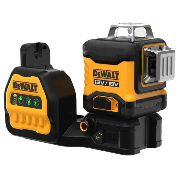 DeWalt 18V/12V XR 3 x 360Deg Green Cross Line Laser Kit