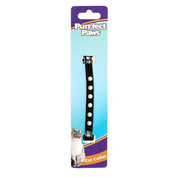 Purrfect Paws Pearl Studded Cat Collar