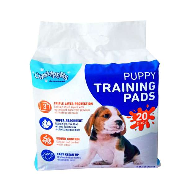 Chompers Puppy Training Pads - 20 Pack